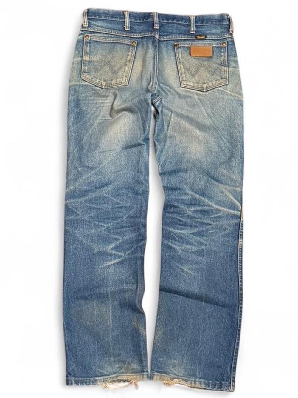Y2K Wrangler Acid Washed Faded Slim Bootcut Jeans